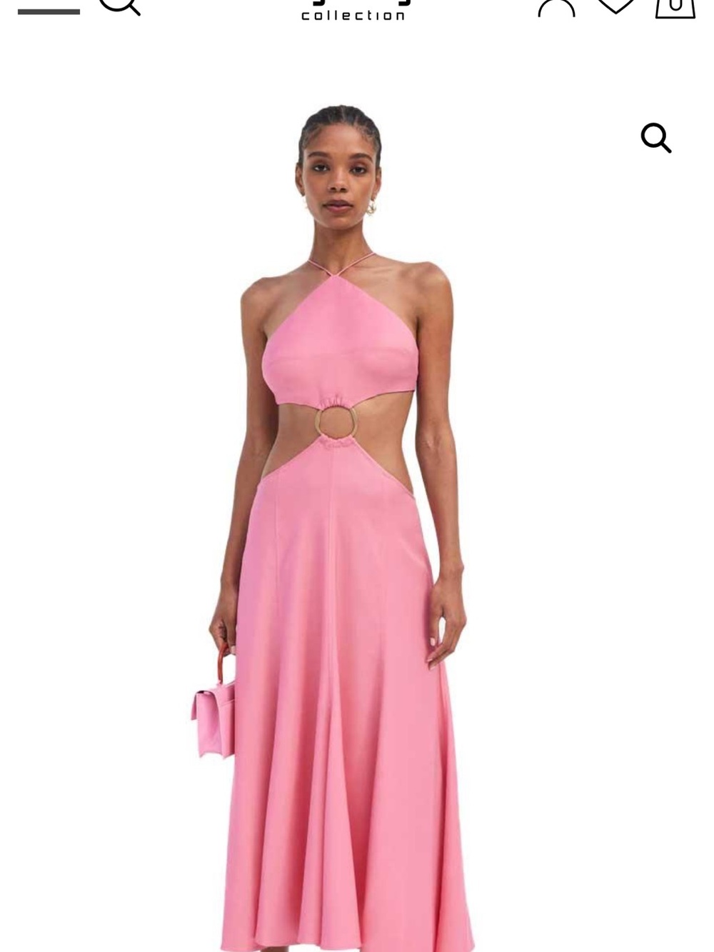 Cult Gaia Nadeesha dress in pink size Small
